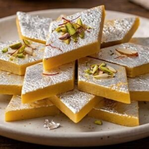 Keshar Kaju Katli